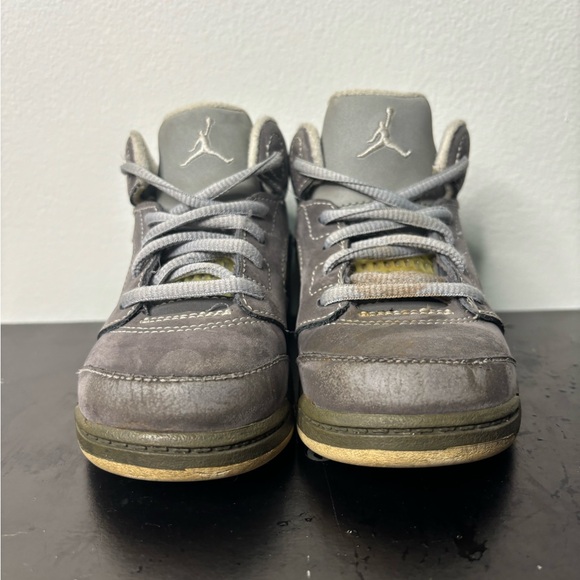 Nike Air Jordan 5 Retro TD Wolf Grey/ Light Graphite Toddler Shoes Size 7C Rare - Picture 7 of 13